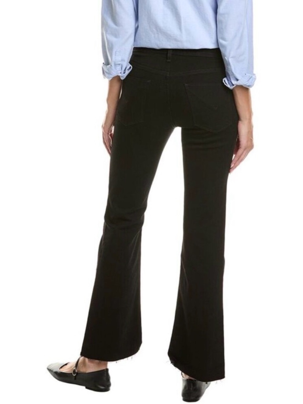 Hudson Jeans Black Flare Jeans - Picture 4 of 16